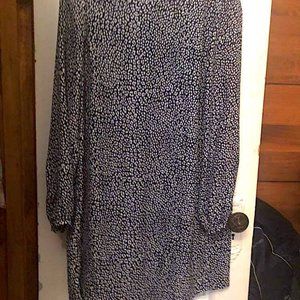 Blue flowy Zara dress